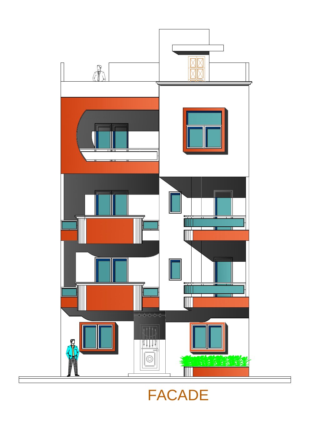 Façade immeuble R+3