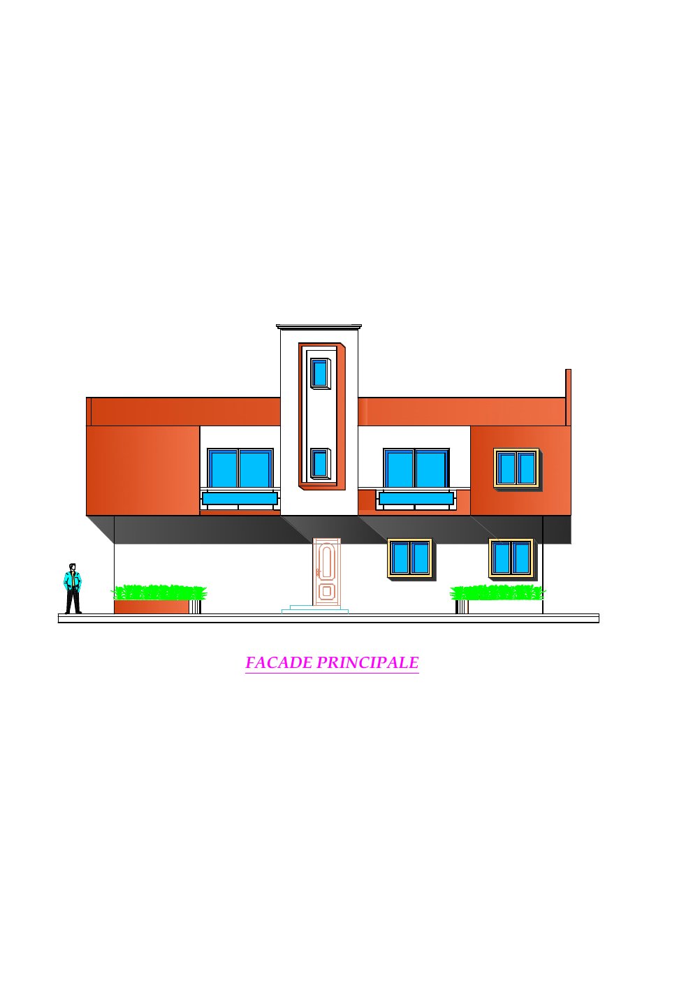 Façade maison R+1