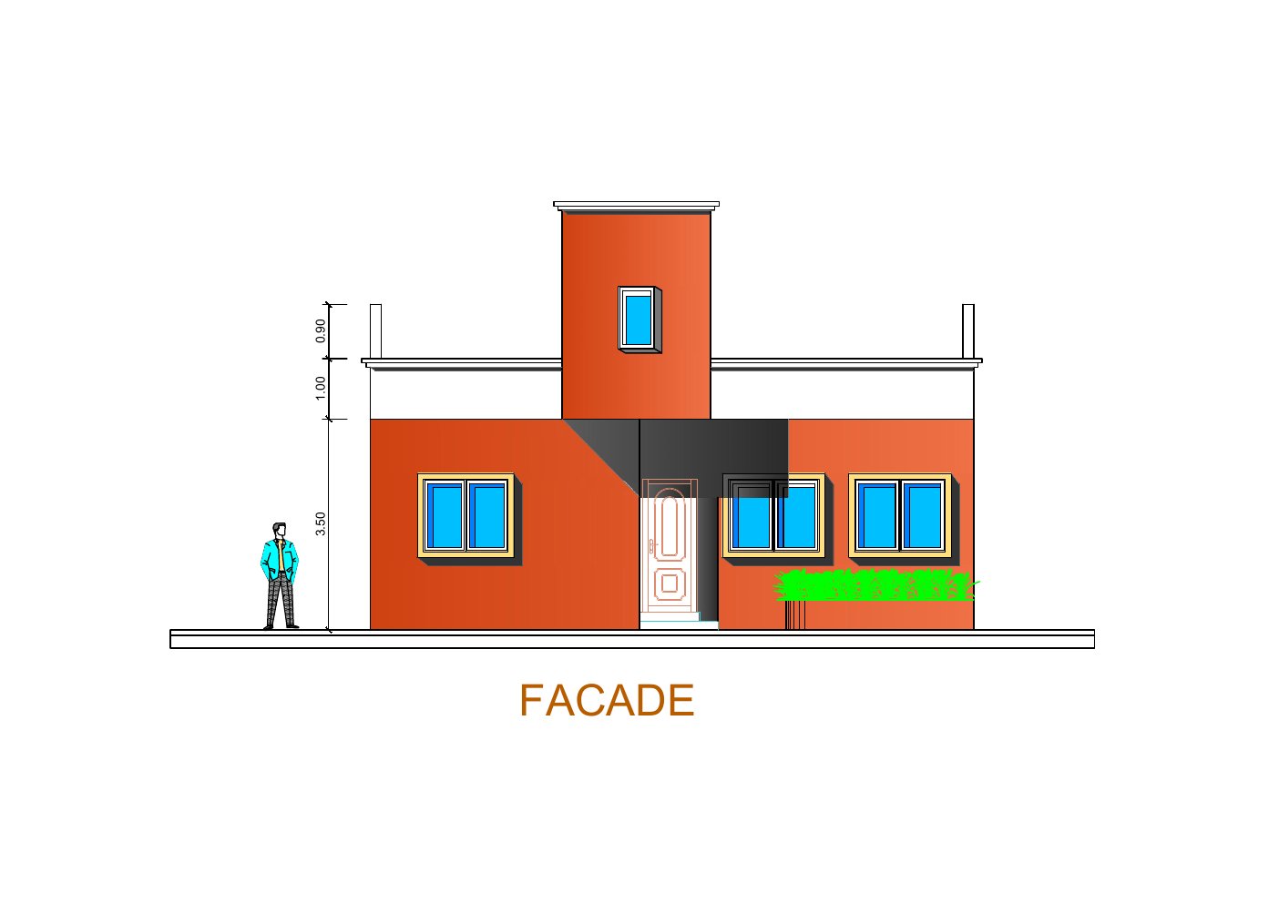 Façade villa